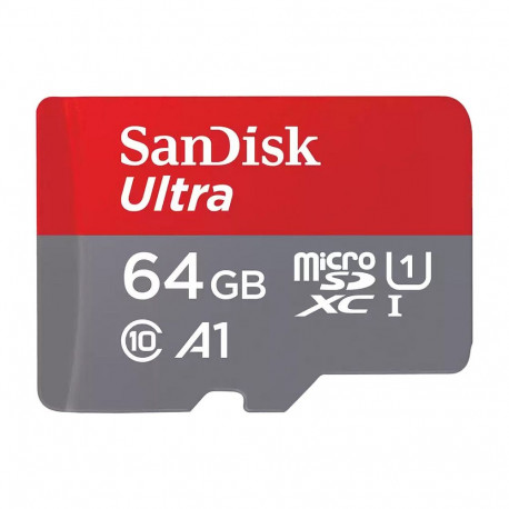 "CARD Sandisk Ultra - Flash-Speicherkarte (microsdxc-an-SD-Adapter inbegriffen) - 64 GB"