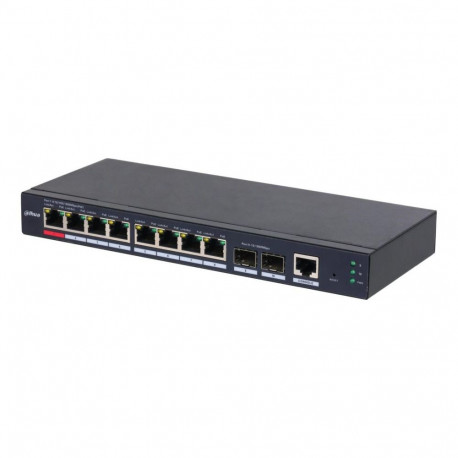 DAHUA Switch||S4210-8GT-110|Switch type Managed|Switch layer L2|Form factor Desktop/Wall-Mounting|8x