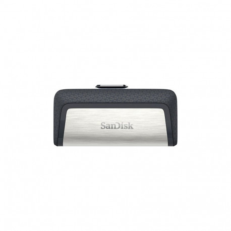 Sandisk mälupulk Ultra Dual Drive 64GB USB 3.1 Type-A/Type-C, must/hõbedane