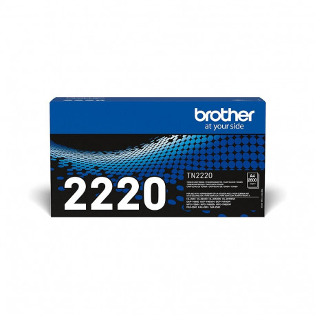 Brother tooner TN-2220 kuni 2600 lehte ISO 19752, must