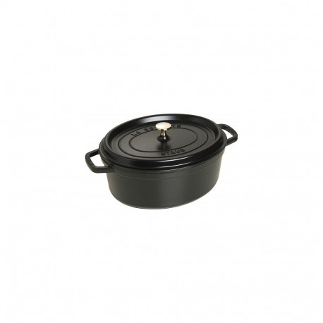 "Staub La Cocotte 29cm oval. schwarz. Gusseisen"