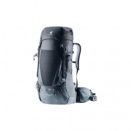 Trekking Backpack DEUTER Futura Air Trek 50+10, Black-Graphite