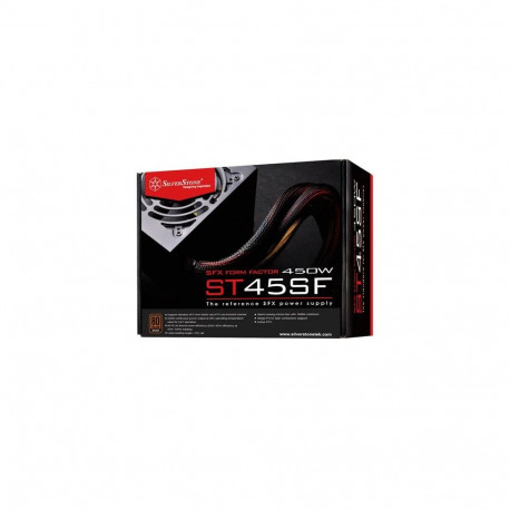 Silverstone ST45SF power supply unit 450 W 20+4 pin ATX SFX Black