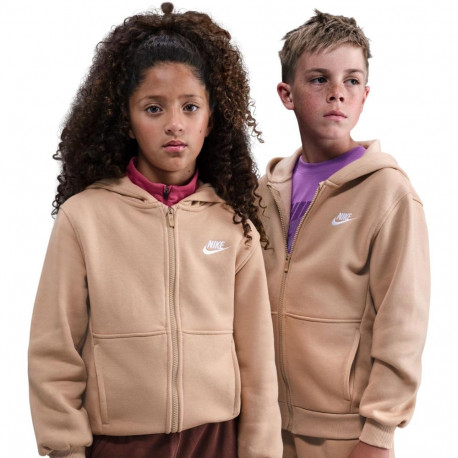 Nike laste dressipluus Sportswear Club Fleece FD3004 200, beež