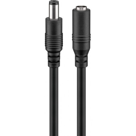 Goobay pikenduskaabel DC 5m, must