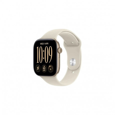 Apple Watch Series 12 (2026) GPS 42mm Light Gold Alu Case, Sand Sport Band S/M EU MJED4