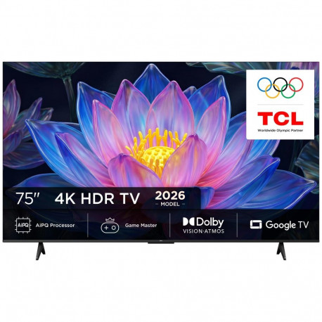 TV Set|TCL|75 "|4K Ultra HD|3840 x 2160 pixels|Flat|16:9|QLED|75P6L