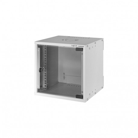 "10"" wall mount cabinet EconLine, 6U, grey"
