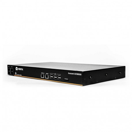 "8-Port ACS8000 Console System with dual AC Power Supply and Analog Modem"