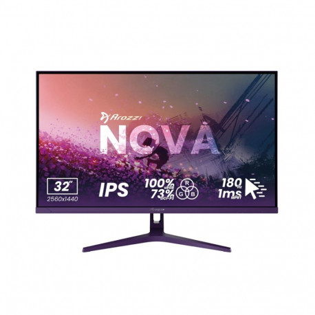 Arozzi Nova 32″ computer monitor 80 cm (31.5") 2560 x 1440 pixels Quad HD LED Purple
