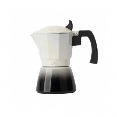 JATA HCAF2406 manual coffee maker Moka pot 0.3 L Black  White
