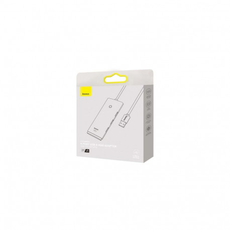 Baseus HUB Lite Series adapter (USB-A to 4xUSB-A 3.0 5Gb/s) Black (WKQX030101)