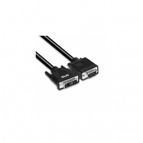 CLUB3D DVI-A–VGA-kaabel M/M 3m/9.8ft 28 AWG, must