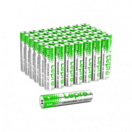 LEPRO 130001-48 AAA R3 Alkaline Batteries, 48-Pack