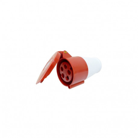 Industrial CEE Connector (Female), 16A, 3-phase, 5-Pin, IP44