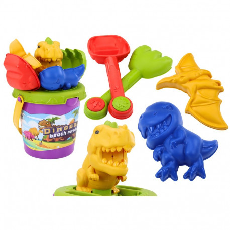 Liivakomplekt ämber, labidas, reha ja dinosaurusevormid