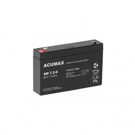 ACUMAX aku 6V 7.2AH/AM7.2-6 EMU