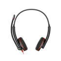 POLY stereo peakomplekt Blackwire 3225 USB-C 3.5mm pistik USB-C/A adapter
