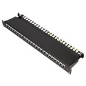 Patch Panel - Extralink CAT6A STP, 24 ports