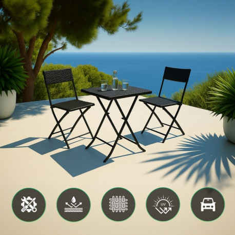 Garden furniture set Black Forest 2 chairs