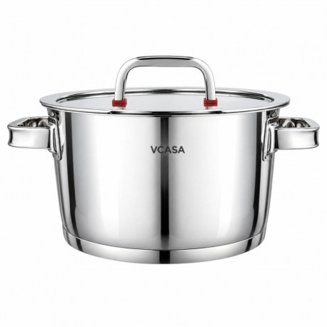 Garnek stal, śr.24cm 5,3l vcasa