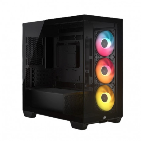 Corsair Micro-ATX arvutikorpus 2800X RS-R ARGB, panoraamne, must