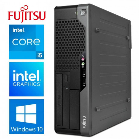 Fujitsu E9900 DT i5-650 8GB 256SSD+160GB HDD DVD WIN10Pro