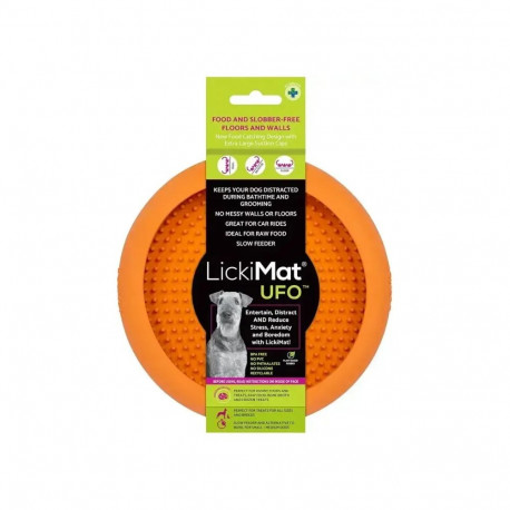 LickiMat UFO™ — interactive suction cup lick bowl for dogs