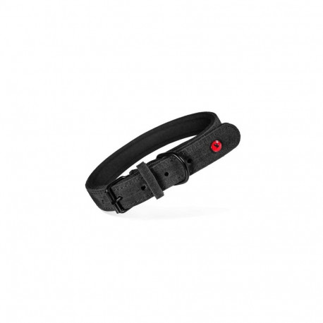 Pet Collar - ZOLUX Komfort Leather 30 cm Black