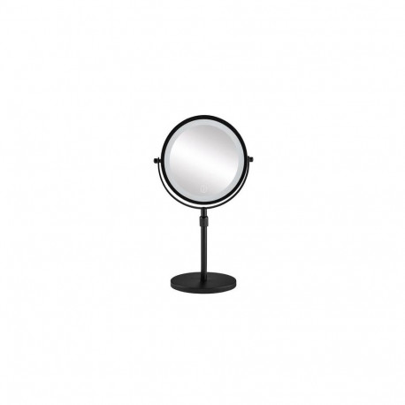 Kleine Wolke Level makeup mirror Freestanding Round Black