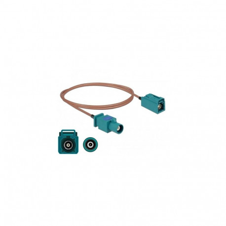 DeLOCK Antenna Cable FAKRA Z plug > FAKRA Z jack RG-316 1 m