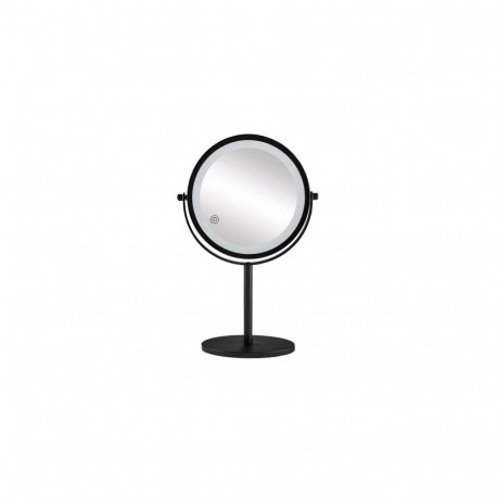Kleine Wolke Recharge makeup mirror Freestanding Round Black