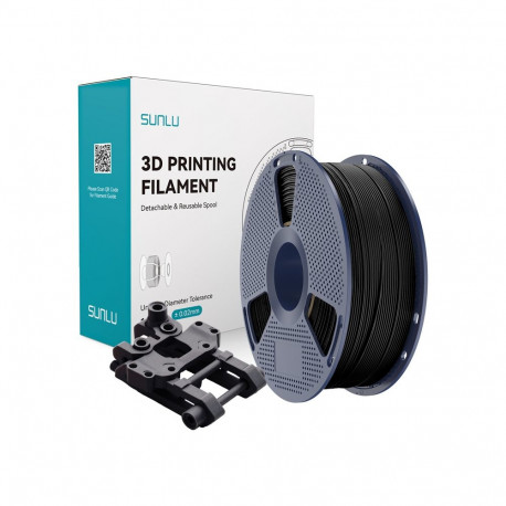 3D Printing Filament - Sunlu ABS Filament, High Strength, Impact Resistant, Black