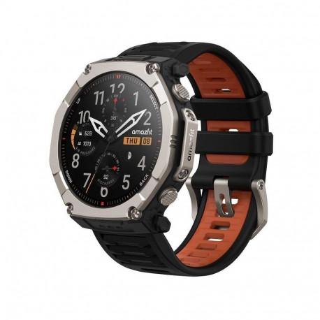 Amazfit T-Rex Ultra 2 129.5 cm (51") AMOLED 51 mm Digital 480 x 480 pixels Touchscreen Titanium Wi-F