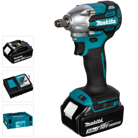 Akku-Schlagschrauber DTW210RFJ, 18Volt (blau/schwarz, 2x Li-Ionen Akku 3,0Ah, im Koffer)