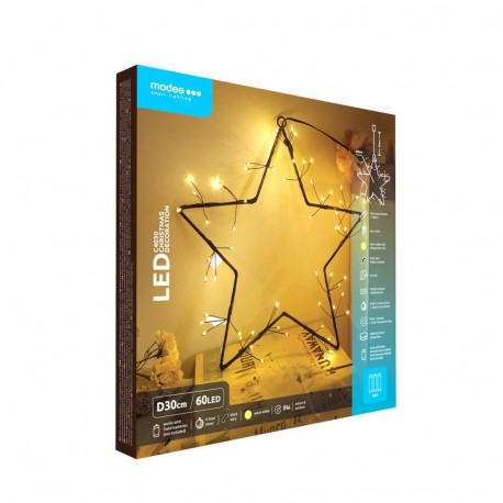 LED Light - Modee C4030 30 cm 60 LED Star Decoration Warm White