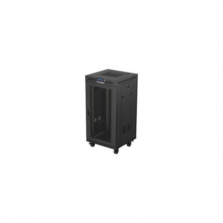 Lanberg FF01-6622-23BL rack cabinet 22U Freestanding rack Black