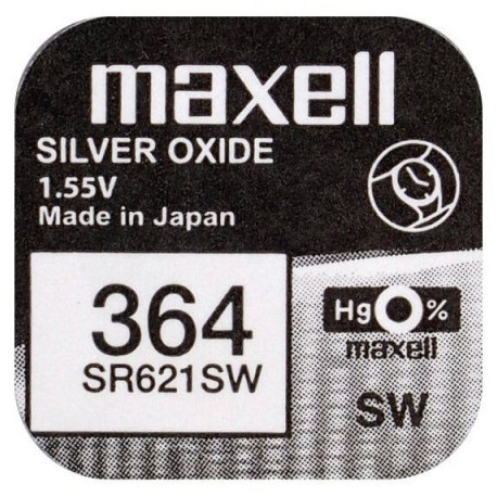 Maxell patarei 364/SR621SW 1,55V