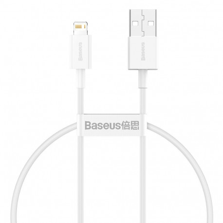 Baseus Superior USB - Lightning cable 2.4A 0.25 m White (CALYS-02)