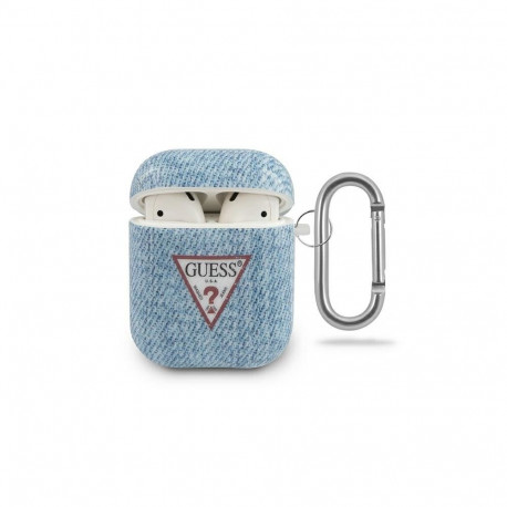 Guess GUACA2TPUJULLB AirPods cover blue/light blue Jeans Collection