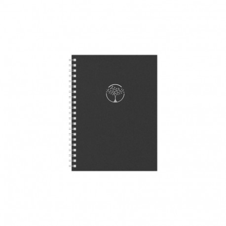 Raamatkalender KANTSLER Spiral Kartong Nädal H must 2912492001
