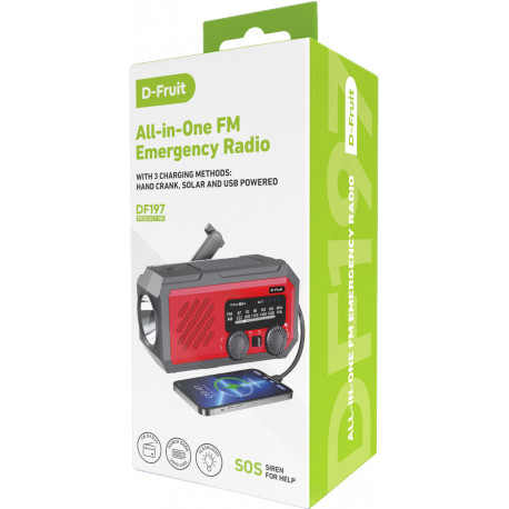 D-Fruit FM raadio Emergency DF197
