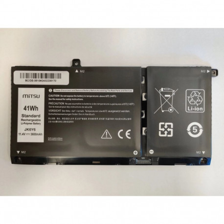 Mitsu aku JK6Y6 Dell Latitude 3410 3510 Inspiron 5401 5402 5501 5502 5505 jaoks