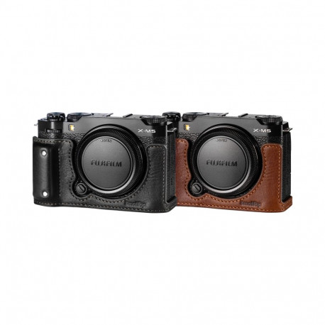 SmallRig Camera Leather Half Case Kit for FUJIFILM X-M5, brown (4880)