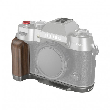 SmallRig 4736 Wooden L-Shape Grip for Fujifilm X-T50 Charcoal Silver