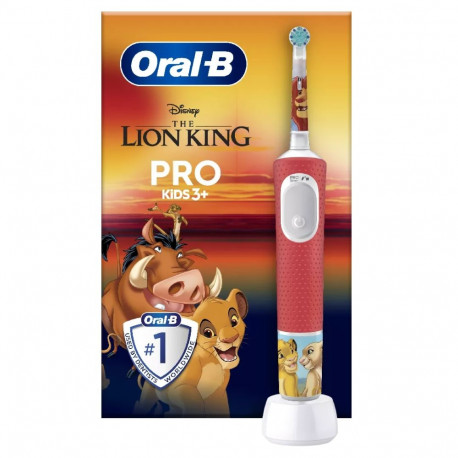 Oral-B laste elektriline hambahari VITALITYPROLIONK pöörlev-võnkuv, mitmevärviline
