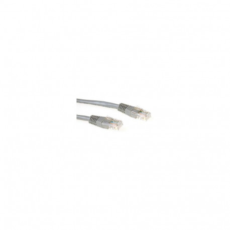 "Grey 25 meter U/UTP CAT5E patch cable with RJ45 connectors"