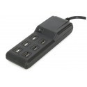 Omega USB aadija Family 6-port, must (42092)