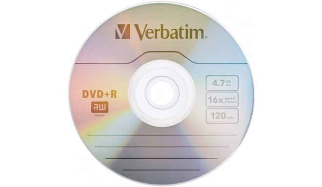 Verbatim DVD+R Matt Silver 4.7GB 16x slim repacked
