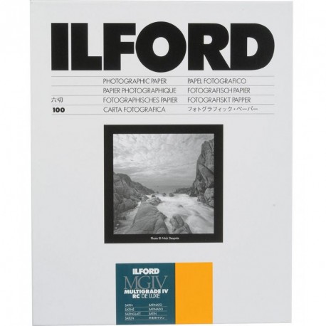Ilford бумага 12,7x17,8см MGIV 25M сатин, 100 листов (1771912)